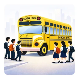 Yellow School Bus simgesi